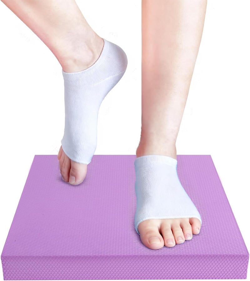 MBKHFLL Exercise Balance Pad，Balance Foam Mat for Physical Therapy Equipment & Strength Stability Training, Slip Resistant Foam Mat for Yoga, Pilates, Meditation，Gardening knee pads - Image 1